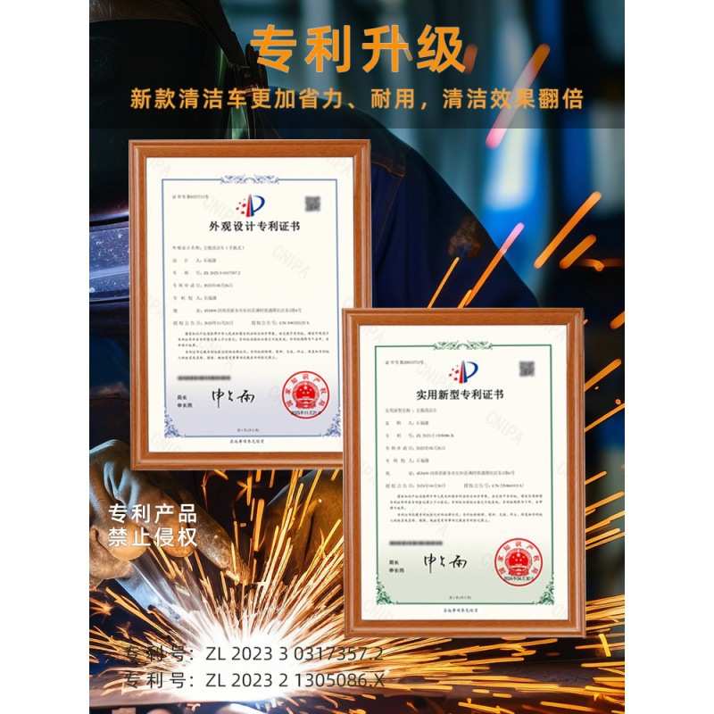 手推式墩布车工厂车间车库清洁保洁卫生棉线手推带轮子的尘推拖把