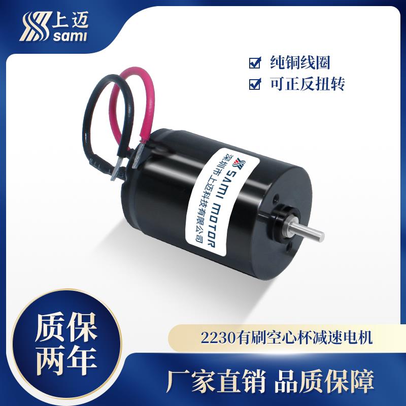 2230精密直流有刷空心杯减速电机 大扭力12v24V微型静音马达