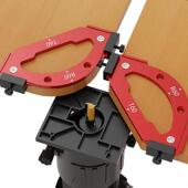 木工内外角RT规圆弧模板衣柜转角内圆修边机弧形倒角定位工具