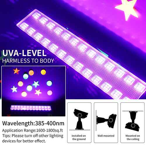 CD888100亚马逊爆UV长0泛条灯紫光洗墙灯10W宽压LED光灯万圣节荧