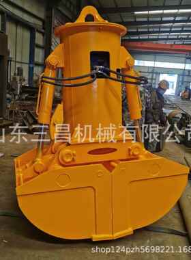 定制异型行车抓子起重机电动抓斗行吊液压贝壳斗旋转抓料斗