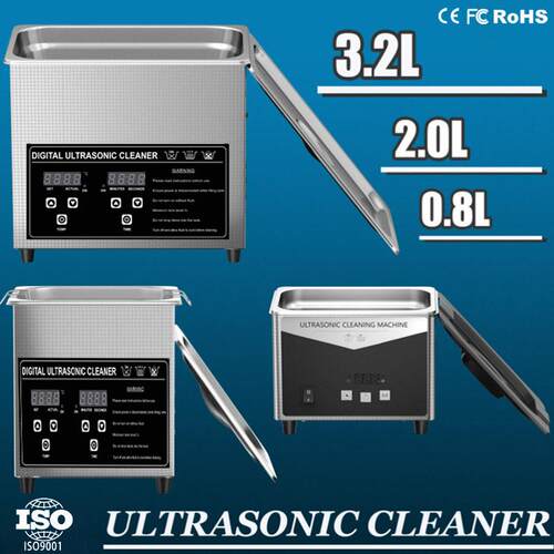 跨境3.2l0.8L2l超声波清洗机洗眼镜牙科器械不锈钢小型清洗器