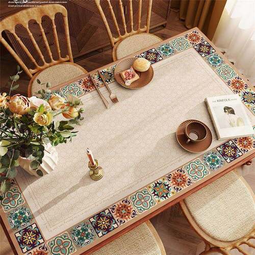 waterproof tablecloth plastic washable table cover mat big