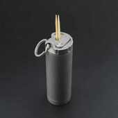 钛合金密封防水收纳仓外出便携式 大容量设计随身牙签收纳筒