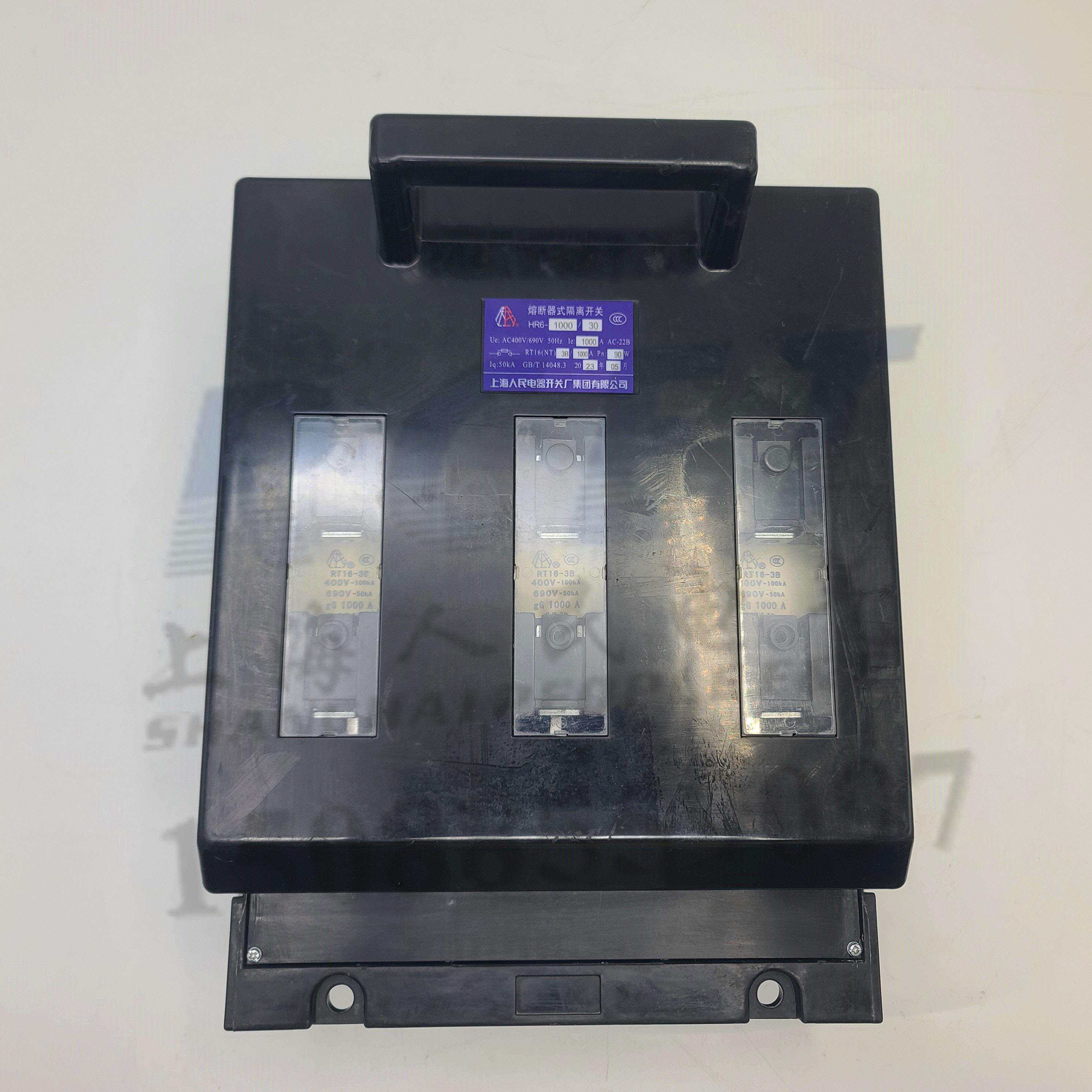 上海人民电气HR6 1000/310 1000A熔断器式隔离开 关总闸厚紫铜柜