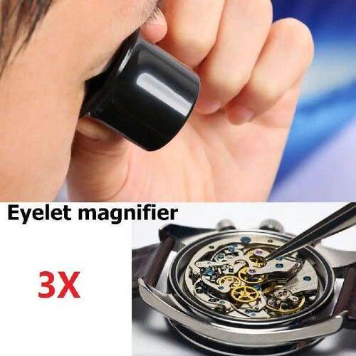 Eye Magnifying Glass Watch Jewelry Repair Tool Kit for