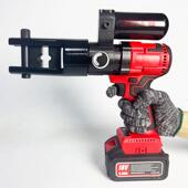 线钳电工专用铜铝鼻端子压 电动液压线 整体式 锂电无刷马达充电式