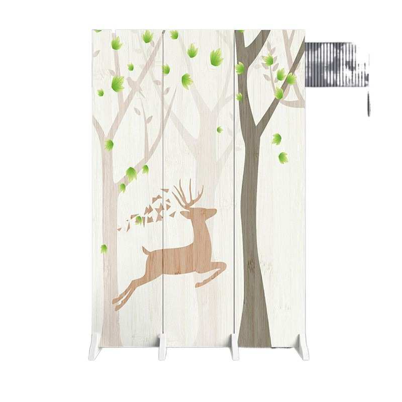 办公室屏风折叠移动简约现代客厅进门玄关隔断卧室遮挡折屏