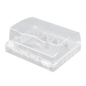 高档双86加高贴长粘式 两位插座防溅盒卫生间开关保水护 防盒明加装