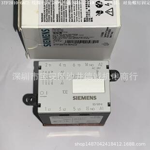 6AC2 焊脚连接 接触器 4kW 螺钉固定 线圈电压24Vdc 3TF2010