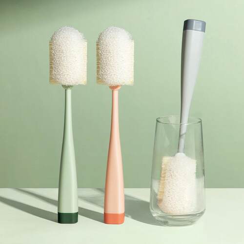 Cleaning brush for cups and kitchen, sponge scrubber, small