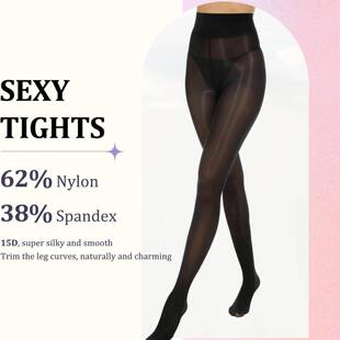 Women'S Shiny Sheer Tights High Waist Silk Comfort, Fashion