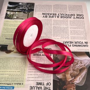 双金边红丝带红绸带彩带红色缎带交车飘带结婚喜庆飘带新书绑带绳