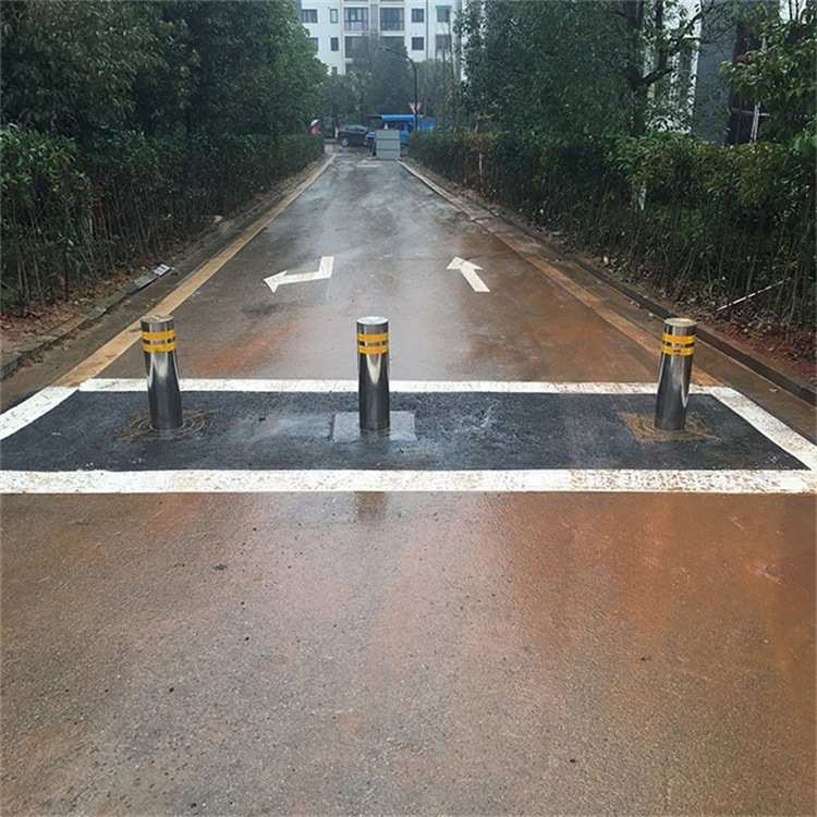 全自动升降柱厂家半自动伸缩立柱小型防撞隔离固定升降柱