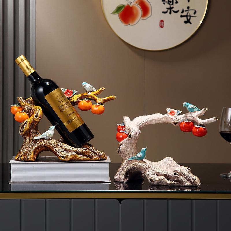 柜客厅高档红酒家居架边架子奢酒柜摆件创意餐装饰品轻中式葡萄酒