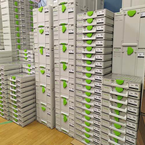 FESTOOL费斯托 托3代工具箱窃入式堆叠组合多功能配件收纳整理塑