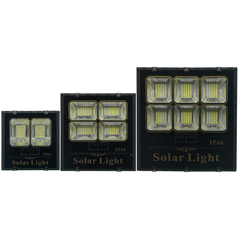 solar light LED太阳能投光灯户外路灯防水庭院灯泛光灯外贸新款