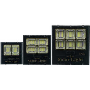 LED太阳能投光灯户外路灯防水庭院灯泛光灯外贸新款 solar light