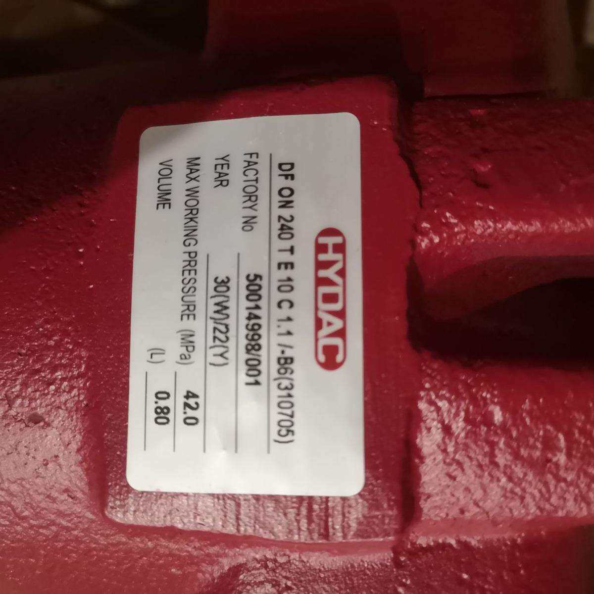 310705 DF ON 240 T E 10 C 1.1 /-B6过滤器原装Hydac过滤器现货