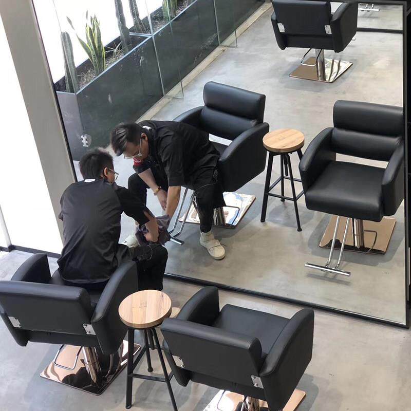理髲店椅子网红潮美发椅发廊专用剪发椅可升降座椅放倒烫染理容椅