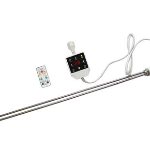 改装加水电暖气水电暖气片配件温控器加热管电热棒注水电暖器配件