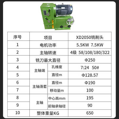 邢昊卧式铣削动力头双面铣直角铣头龙门铣床动力头侧铣头