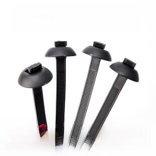 汽车大型货车基板固定大梁线束尼龙电缆扎带圆头固定双面齿线束