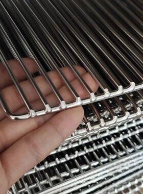 不锈钢烧烤网加厚和加密商业烧烤架排水和排水架冰箱烤箱隔网