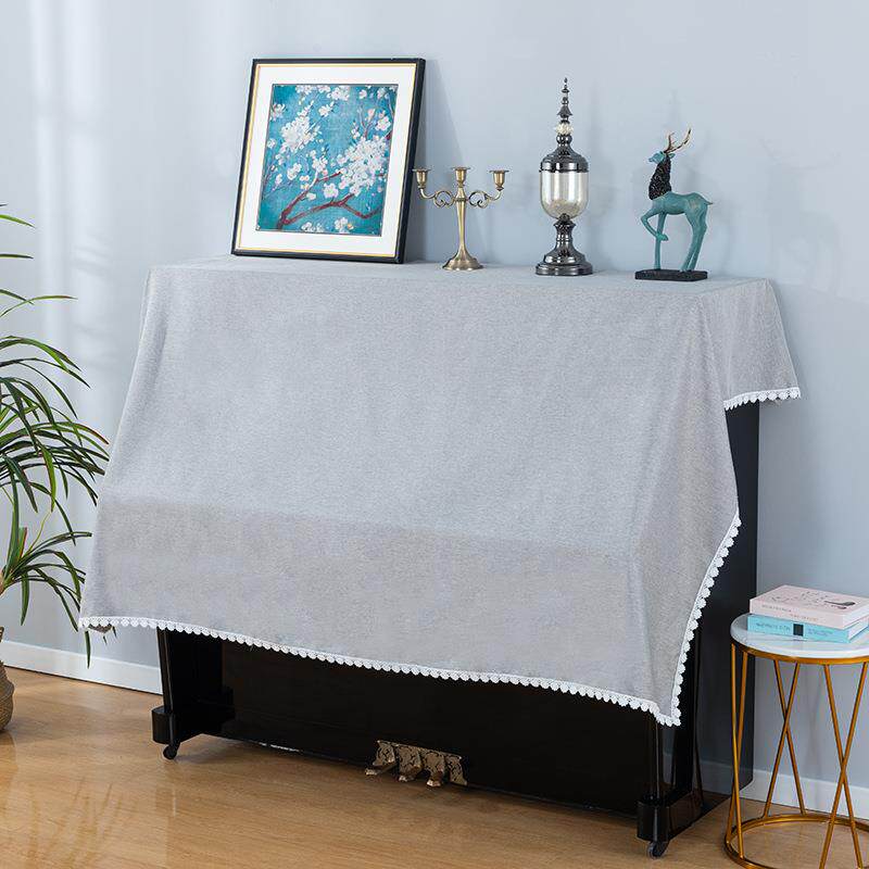 钢琴盖巾新款防尘罩电钢琴防尘巾新款简约可机洗易打理