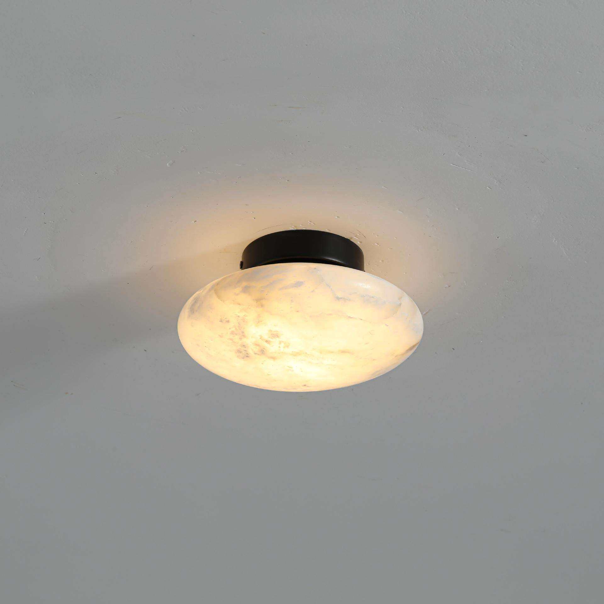 走廊过道灯温馨创意门厅玄关书房灯天然云石吸顶灯入户楼梯阳台灯