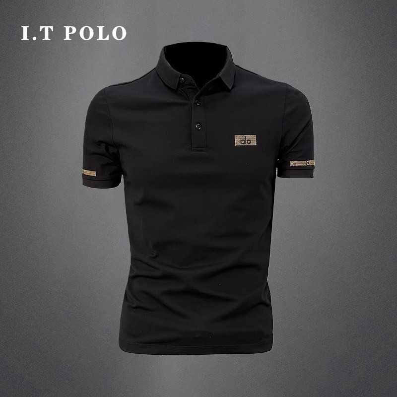 I.T POLO 专柜~POLO衫男短袖t恤夏季潮牌新款修身翻领体恤百搭男