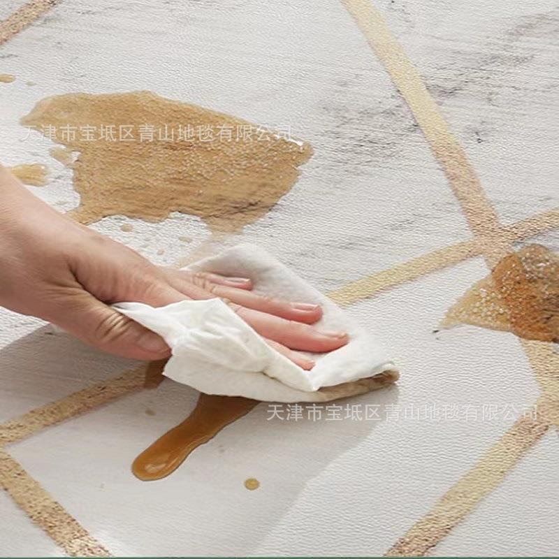 皮革毯可洗卧室客厅满铺垫子擦pvc防水防滑茶几地入垫户门地联系
