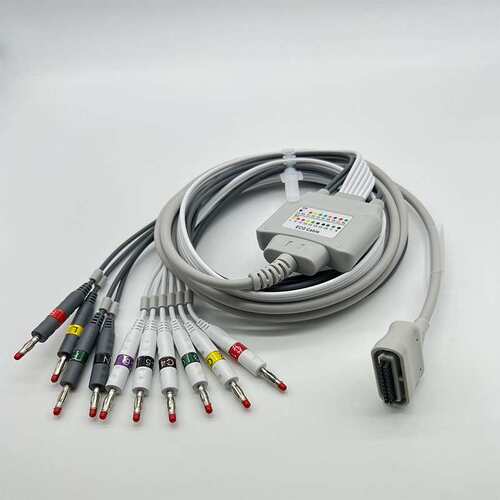 兼容DX12 SE-1515理邦心电图导联线10导SE-1010 ST-121香蕉插