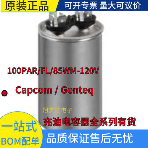 厂家直销100PAR/FL/85WM-120油浸滤波薄膜充油电容器IC原装Capcom