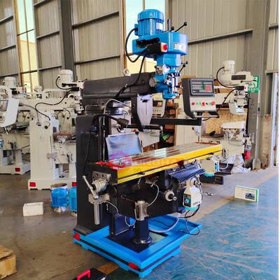 铣床X6332立卧两用铣床数显操作按钮一体式拐臂炮塔铣床