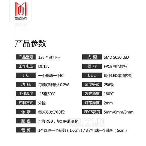 12V窄版S型全彩灯带2812单点单控WS2815断点续传折弯幻彩跑马灯条