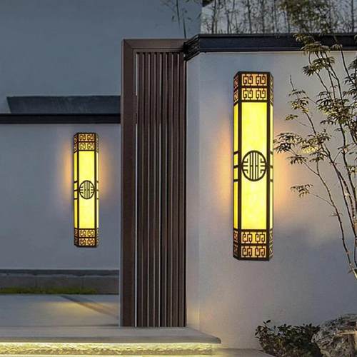 复古仿云石壁灯水简MD-V603约现户外壁灯庭院花园院子220V照代明