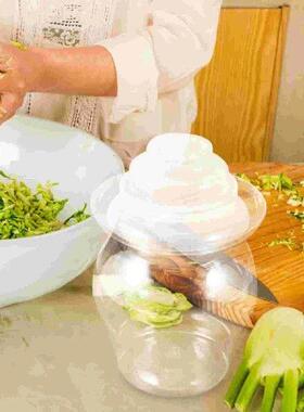 Wide Mouth Canning Lids Plastic Kimchi Jar Containers for