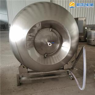 鸭鹅脖鸡腌制设备 1味500L肉制品鸭滚揉机389 变频调速鸡胸肉入桶