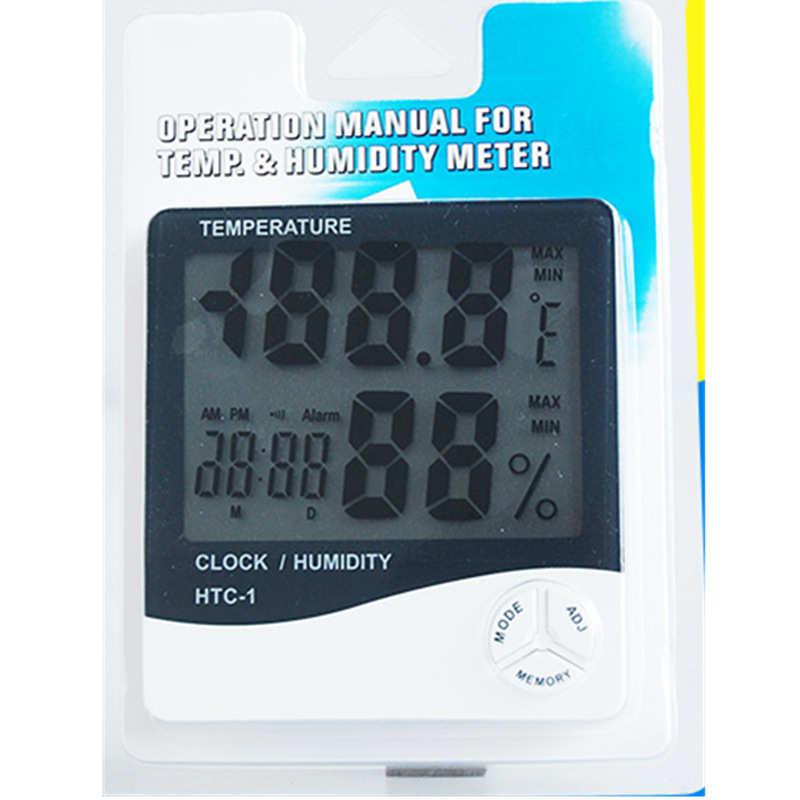 多功能温湿度表 多功能数字温湿度表 家用多功能室内温湿度表批发