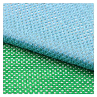 涤纶丝光小眼孔 春夏低弹网眼布料运动布料瑜珈服舞蹈服运动面料