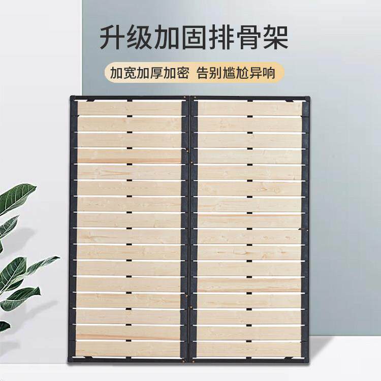 加密实木床排骨架 床架子排骨架 1.8床板支撑架 床架龙骨架 折叠