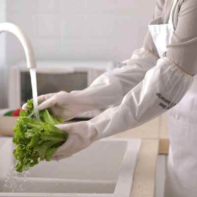 洗房碗手套女加长耐用蔻集刷厨碗家用做饭专用家洗务手套衣服长袖