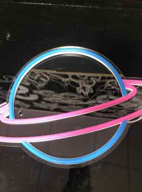 led霓灯虹空宙宇星球背板室内墙挂装饰灯太VXN灯饰彩灯