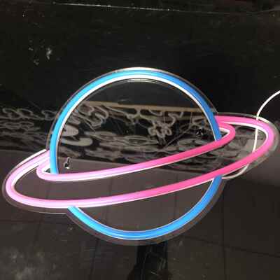 led霓灯虹空宙宇星球背板室内墙挂装饰灯太VXN灯饰彩灯