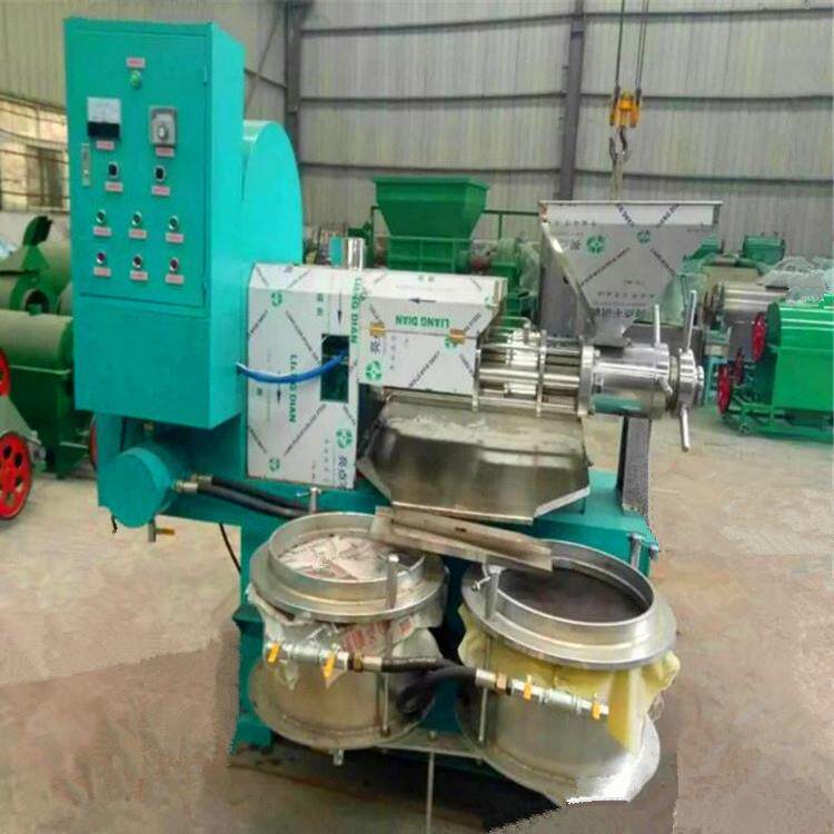 嵩赢供应全自动螺旋榨油机 胡麻籽榨油机 冷热二用榨油机
