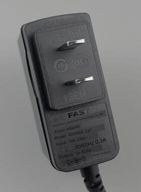快速Swift Fw325R Mw313R路由器5V0.6A电源小头适配器电缆f050060 -2A1