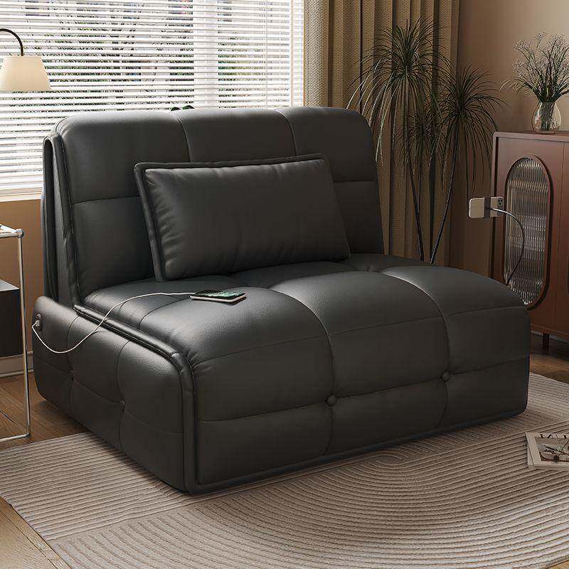 智能电动沙发床可折叠遥控两用单人多功能沙发书房可伸缩自动沙发