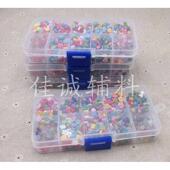 扣子迷你10diy款 饰服饰材料盒装 画 小小花装 纽扣纽扣手工彩色