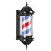 led复古美容美发转灯发廊标志灯箱理 户外 发店转灯罗马庭院宫灯